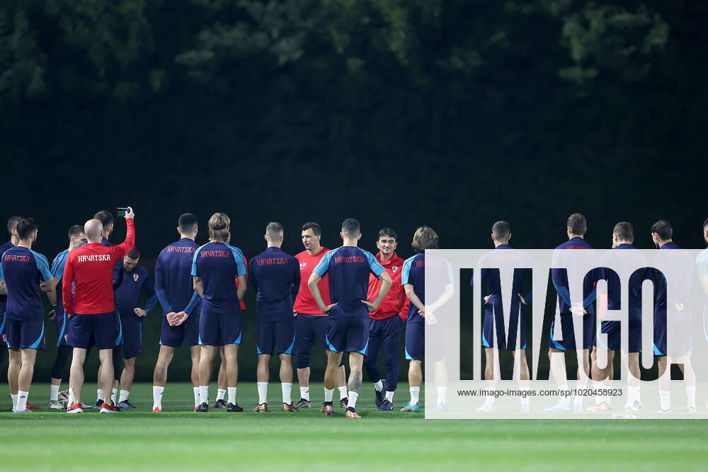 Training of the Croatian national football team Training of the Croatian national football team at Al Esal 3 camp the day before the match against Morocco in Doha, Qatar on December 16, 2022. GoranxStanzl PIXSELL