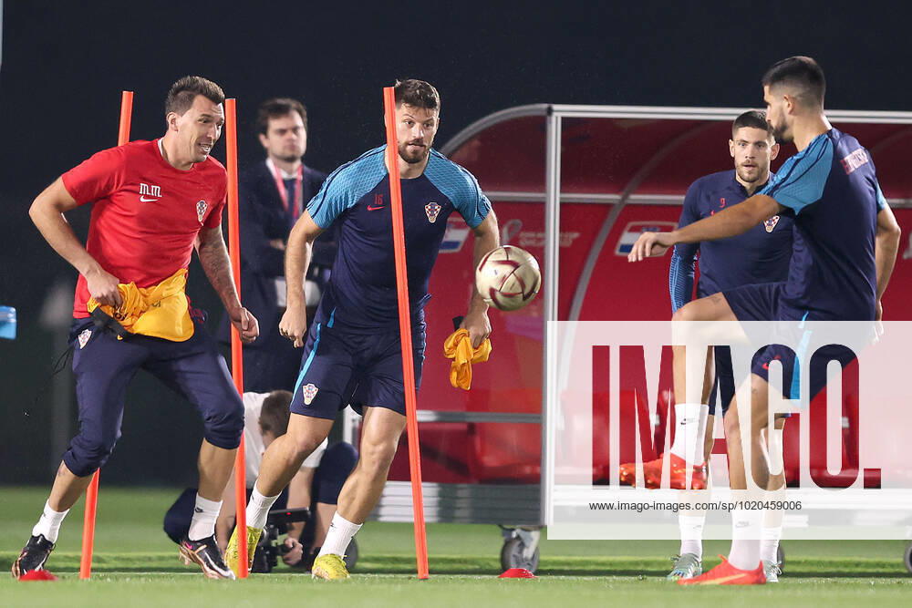 Training of the Croatian national football team Bruno Petkovic during the training of the Croatian national football team at Al Esal 3 camp the day before the match against Morocco in Doha, Qatar on December 16, 2022. GoranxStanzl PIXSELL