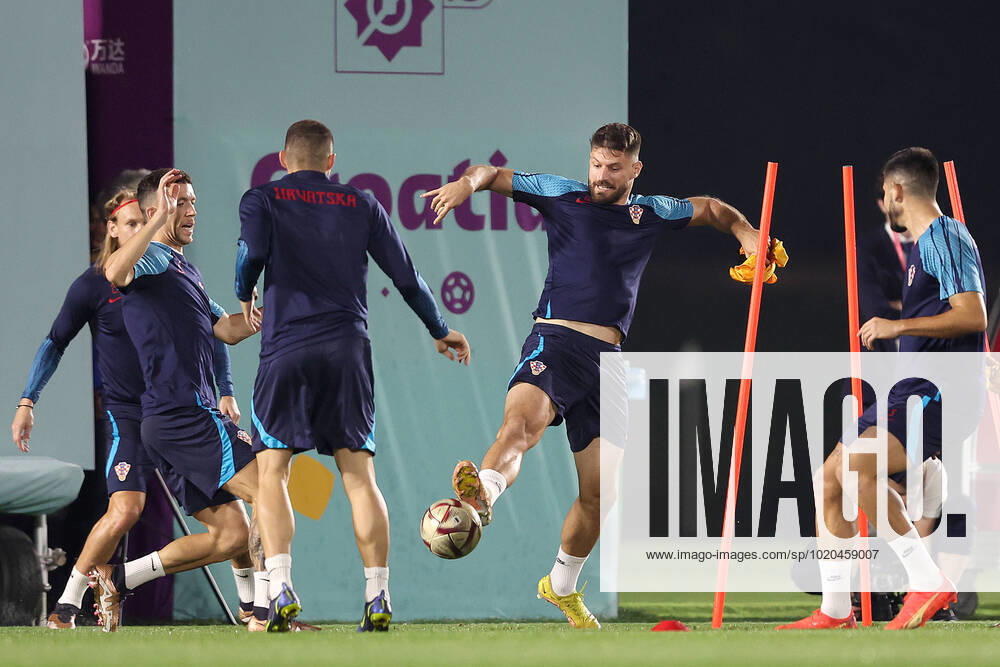 Training of the Croatian national football team Bruno Petkovic during the training of the Croatian national football team at Al Esal 3 camp the day before the match against Morocco in Doha, Qatar on December 16, 2022. GoranxStanzl PIXSELL