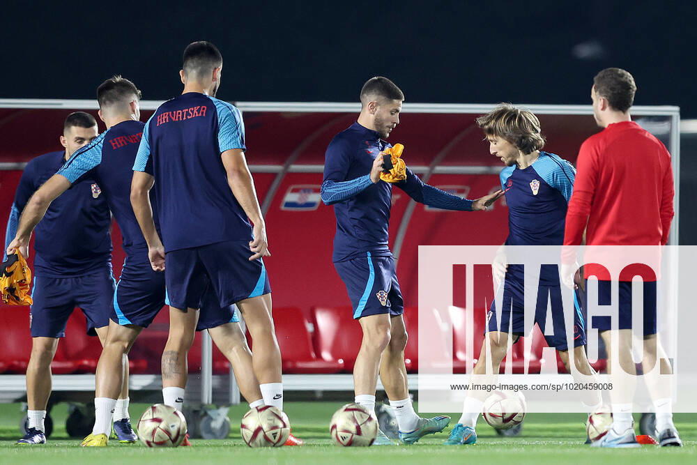 Training of the Croatian national football team Luka Modric during the training of the Croatian national football team at Al Esal 3 camp the day before the match against Morocco in Doha, Qatar on December 16, 2022. GoranxStanzl PIXSELL