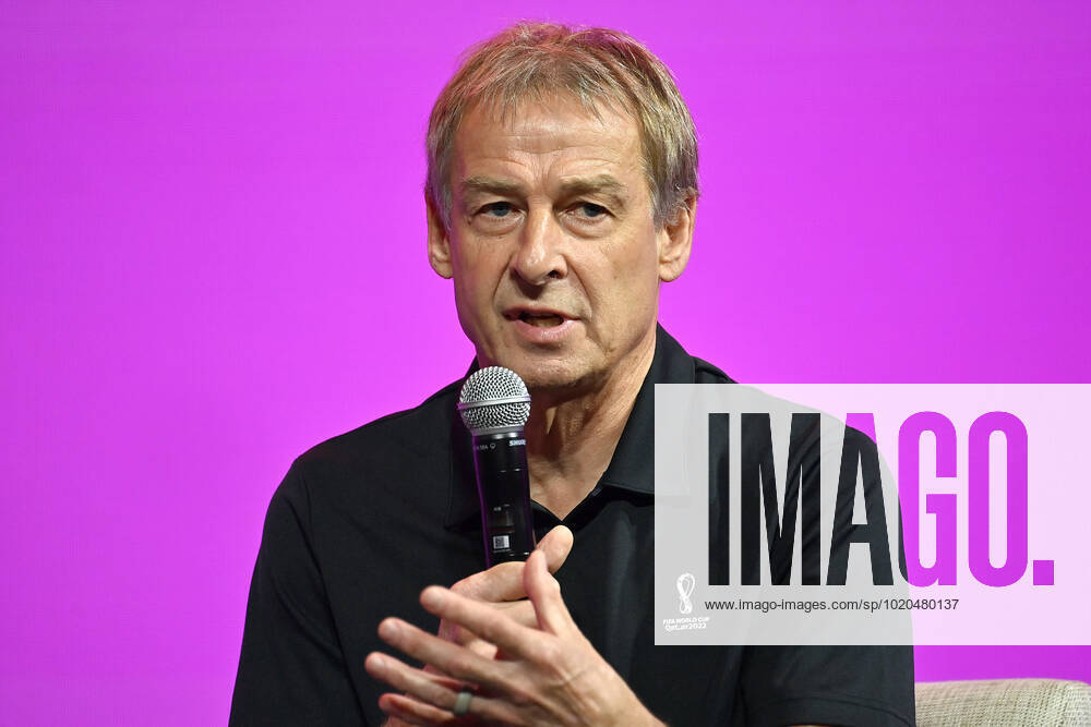 Juergen KLINSMANN, single image,cropped single subject,portrait,portrait Technical Study Group media briefing press conference of the technical commission on 17 12 2022 Football World Cup 20122 in Qatar from 20 11 18 12 2022