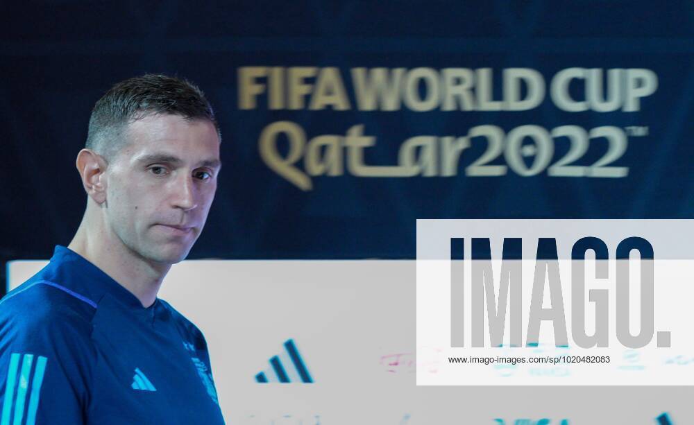 Mandatory Credit: Photo by Dave Shopland Shutterstock (13670834d) Lisandro Martinez of Argentina press conference, PK, Pressekonferenz Argentina Press Conference, FIFA World Cup, WM, Weltmeisterschaft, Fussball 2022, Football, Main Media Centre, Doha, Qatar - 17 Dec 2022 Editorial Use Only Argentina Press Conference, FIFA World Cup 2022, Football, Main Media Centre, Doha, Qatar - 17 Dec 2022 Editorial Use Only