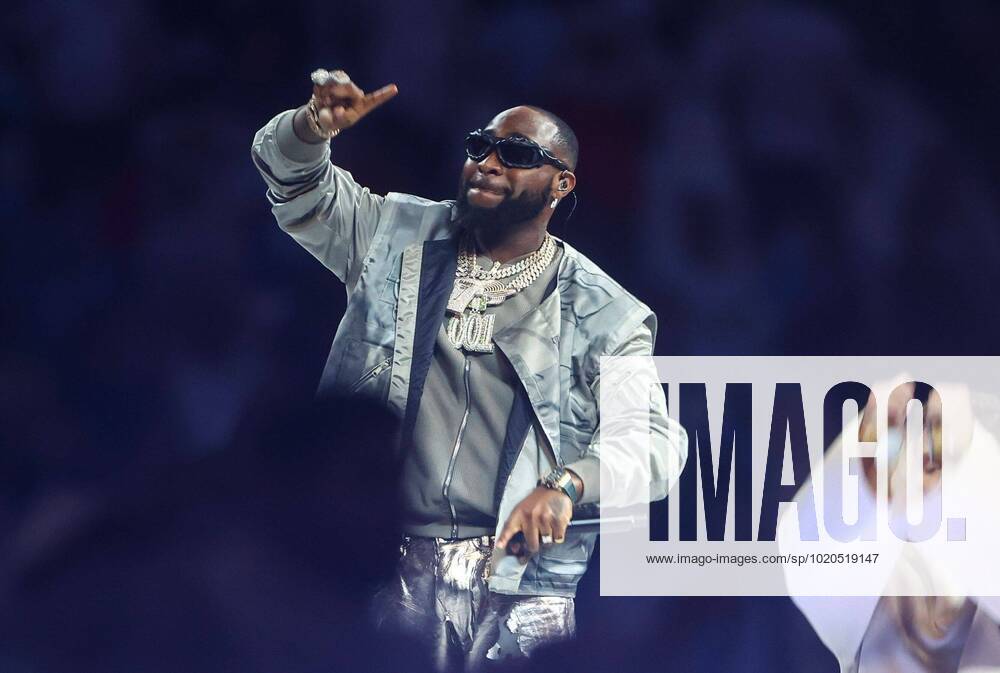 Mandatory Credit: Photo by Kieran McManus Shutterstock (13670809ag) Davido performing during the closing ceremony Argentina v France, FIFA World Cup, WM, Weltmeisterschaft, Fussball 2022, Final, Football, Lusail Stadium, Al Daayen, Qatar - 18 Dec 2022 Editorial Use Only Argentina v France, FIFA World Cup 2022, Final, Football, Lusail Stadium, Al Daayen, Qatar - 18 Dec 2022 Editorial Use Only