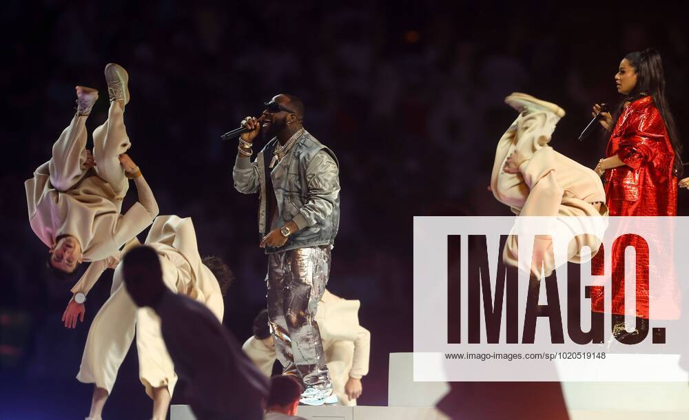 Mandatory Credit: Photo by Kieran McManus Shutterstock (13670809ah) Davido and Aisha performing during the closing ceremony Argentina v France, FIFA World Cup, WM, Weltmeisterschaft, Fussball 2022, Final, Football, Lusail Stadium, Al Daayen, Qatar - 18 Dec 2022 Editorial Use Only Argentina v France, FIFA World Cup 2022, Final, Football, Lusail Stadium, Al Daayen, Qatar - 18 Dec 2022 Editorial Use Only