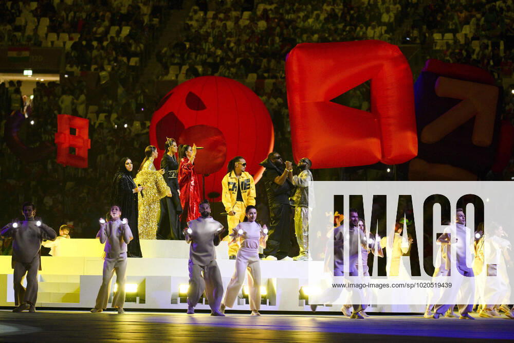 Ceremonie de Cloture - Maitre Gims FOOTBALL : Argentine vs france - Finale - Coupe du Monde Qatar 2022 - 18 12 2022 JBAutissier Panoramic