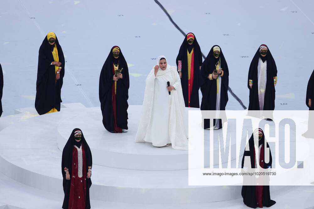 Closing ceremony performance during the Final of the FIFA World Cup, WM, Weltmeisterschaft, Fussball Qatar 2022 between Argentina and France at Lusail Stadium, Lusail, Qatar on 18 December 2022.