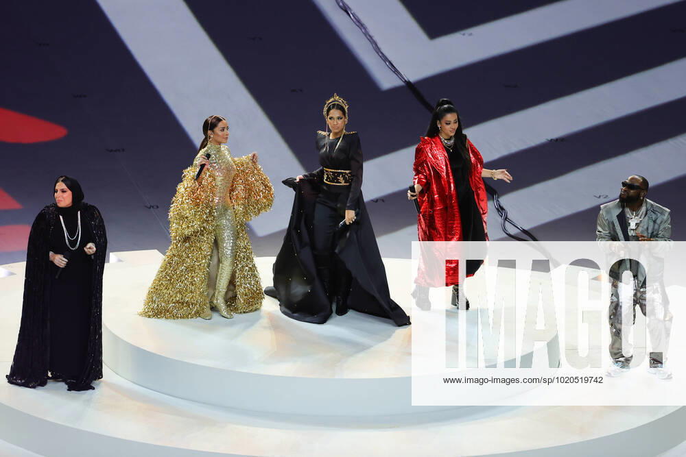 Closing ceremony performance during the Final of the FIFA World Cup, WM, Weltmeisterschaft, Fussball Qatar 2022 between Argentina and France at Lusail Stadium, Lusail, Qatar on 18 December 2022.