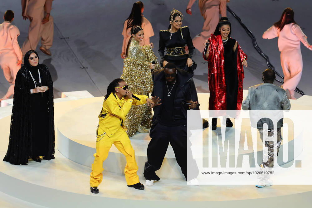 Closing ceremony performance during the Final of the FIFA World Cup, WM, Weltmeisterschaft, Fussball Qatar 2022 between Argentina and France at Lusail Stadium, Lusail, Qatar on 18 December 2022.