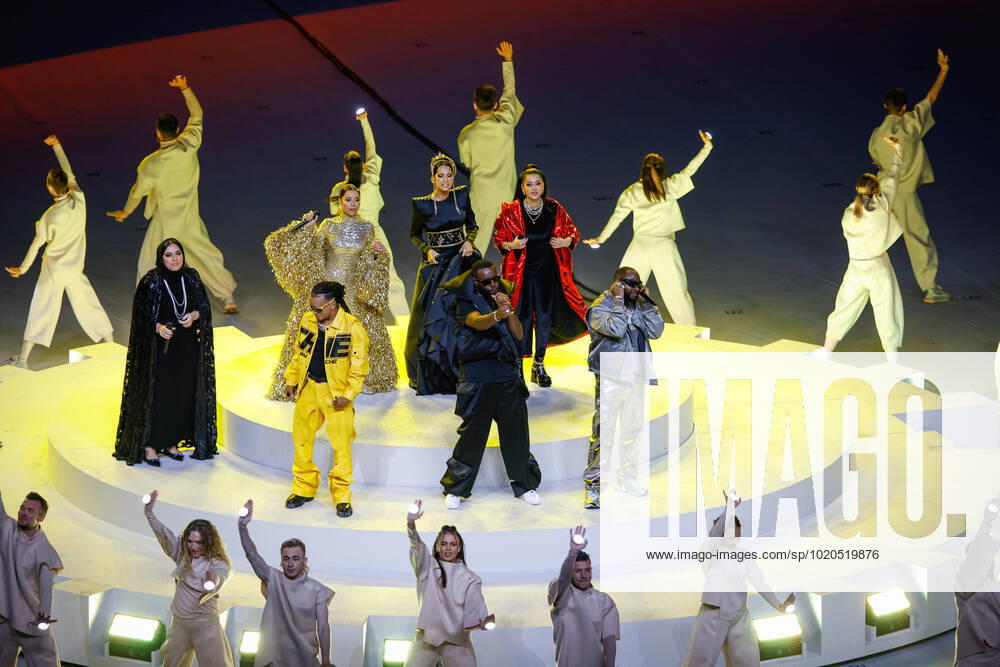 Argentina vs France LUSAIL, AD - 18.12.2022: ARGENTINA VS FRANCE - Artists perform during the pre-match closing ceremony during the match between Argentina v France valid for the 2022 FIFA World Cup, WM, Weltmeisterschaft, Fussball Final held at Lusail International Stadium, AD, Qatar (Photo: Rodolfo Buhrer La Imagem Fotoarena) x2311784x RodolfoxBuhrer
