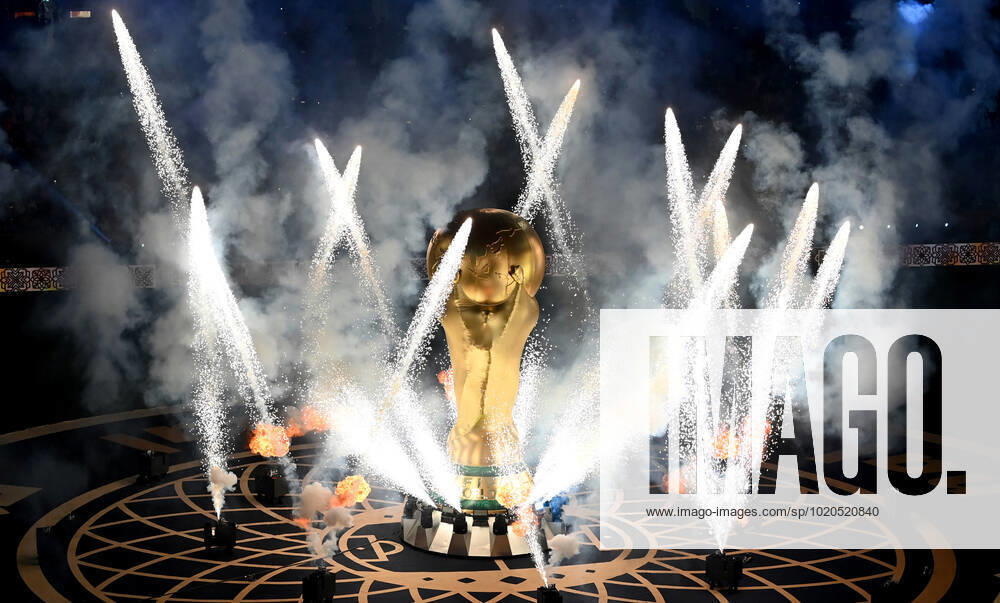 FOOTBALL World Cup 2022 Final Argentina France 18 12 2022 The World Cup Cup in fireworks