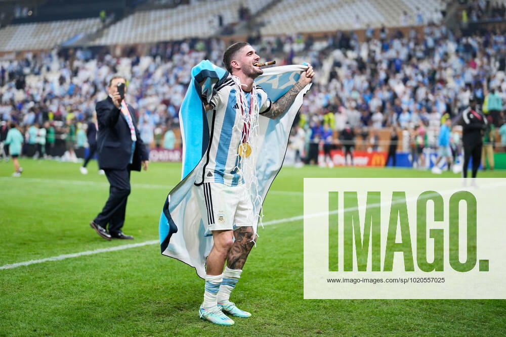 Rodrigo De Paul (ARG), DECEMBER 18, 2022 - Football Soccer : FIFA World Cup, WM, Weltmeisterschaft, Fussball Qatar 2022 award ceremony at Lusail Stadium in Lusail, Qatar. Noxthirdxpartyxsales (206638996)