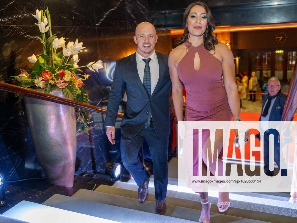 Fabian Hambuechen with wife Viktoria, sportsman of the year, awarding the honor in 2022, 18 12 2022, Eibner press photo Sascha Walther sportsman of the year, awarding the honor in 2022, 18 12 2022 Baden Baden.