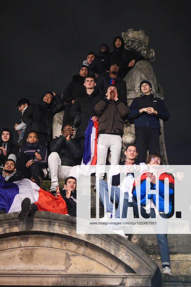 World Cup 2022: Les Bleus et les supporters place de la Concorde, Paris, France, on December 19th, 2022. 19 12 2022-Paris, FRANCE. 287029 2022-12-19 PARIS France