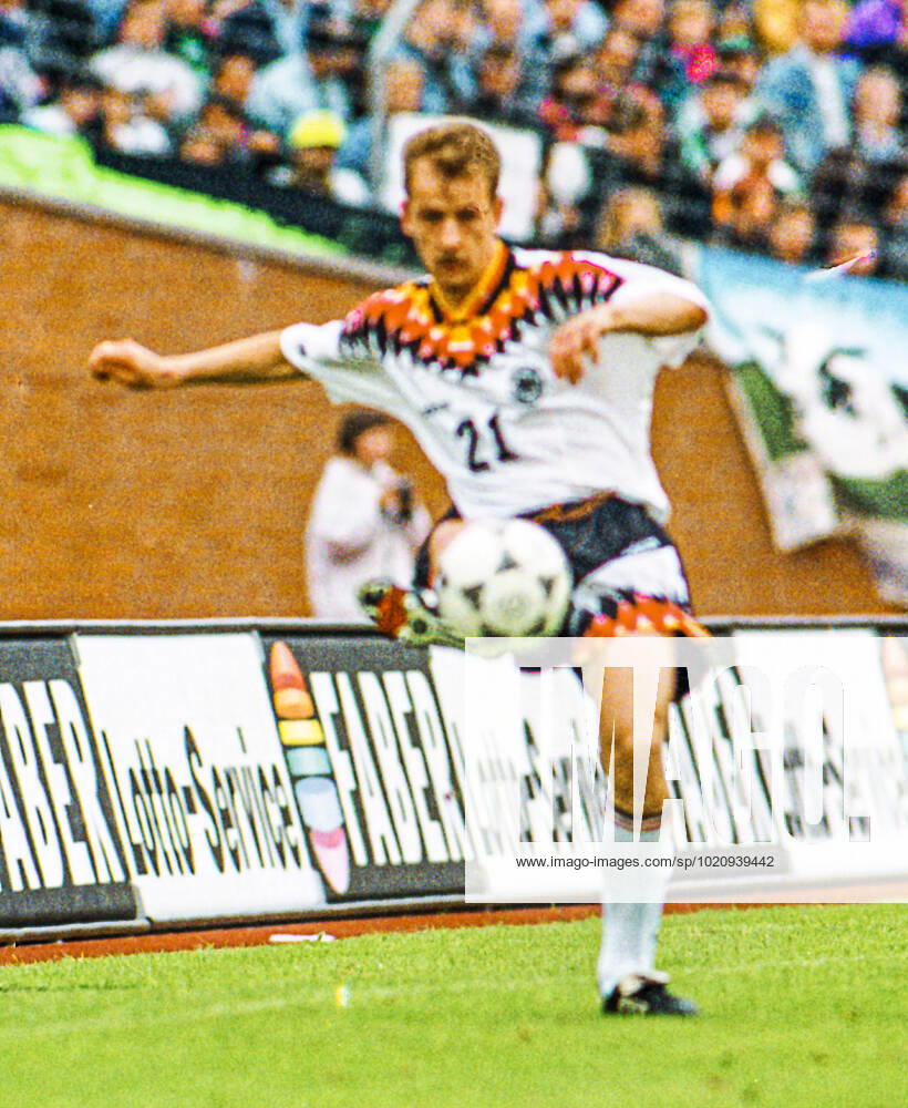 From DFB friendly match Germany Ireland 0 2 on 29 05 1994 in Hannover In photo Mario Basler