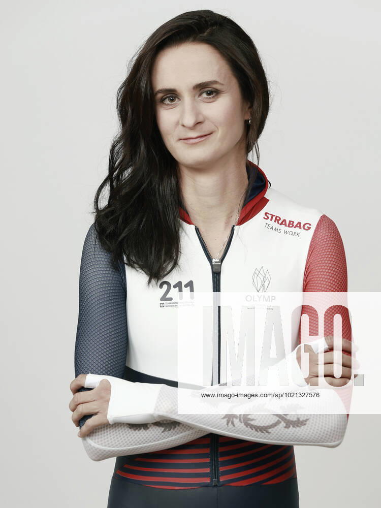 Czech speed skater Martina Sablikova poses for photographer in Prague, Czech Republic, October 3, 2022. (CTKxPhoto PavelxLebeda) CTKPhotoF202301010014201 F202301010014201