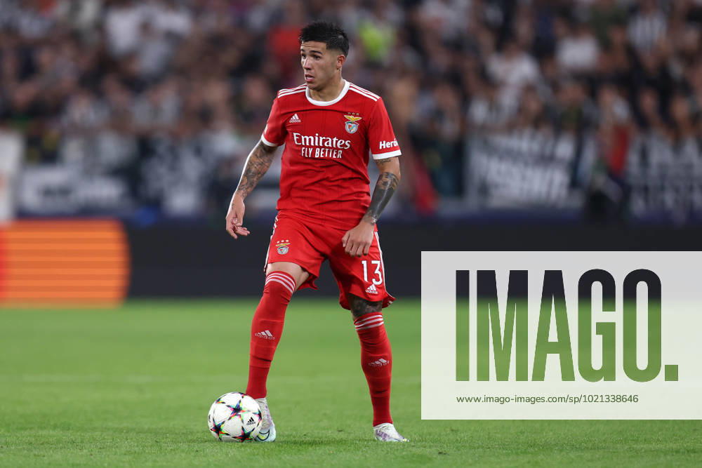 Enzo Fernandez of SL Benfica Torino Allianz Stadium Italy