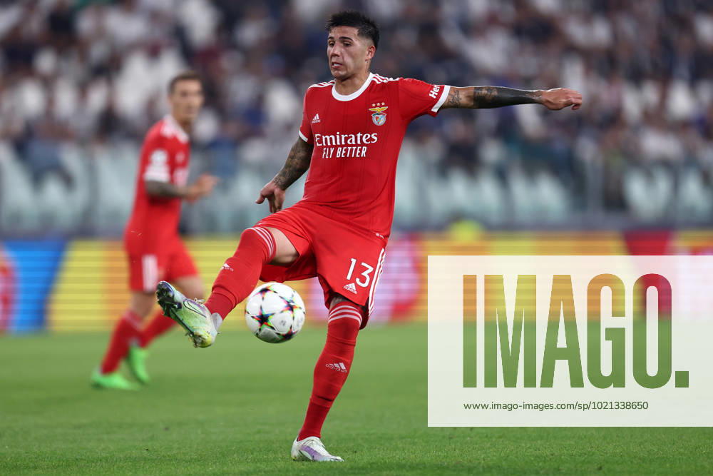 Enzo Fernandez of SL Benfica Torino Allianz Stadium Italy