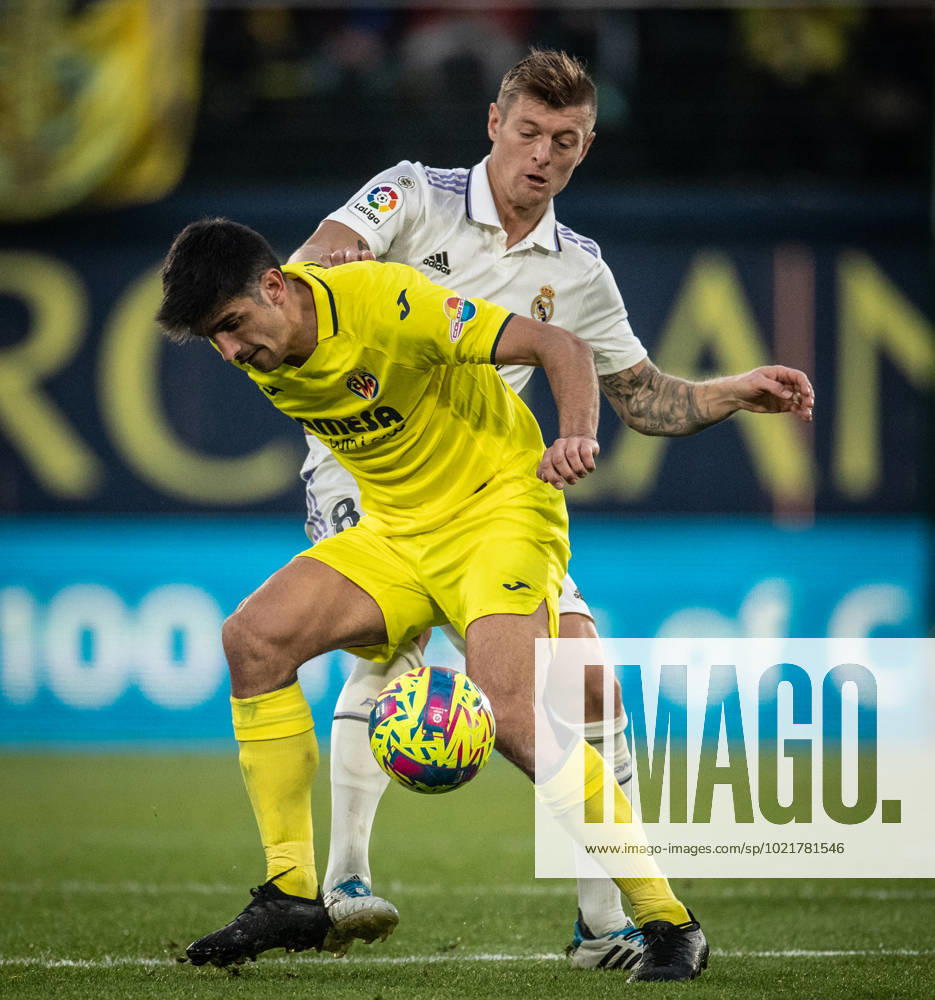 Villarreal vs Real Madrid Rodrygo (Real Madrid) in action during the game against Villarreal valid for La Liga at the La Ceramica stadium, in Vila Real, today January 7, 2023.
