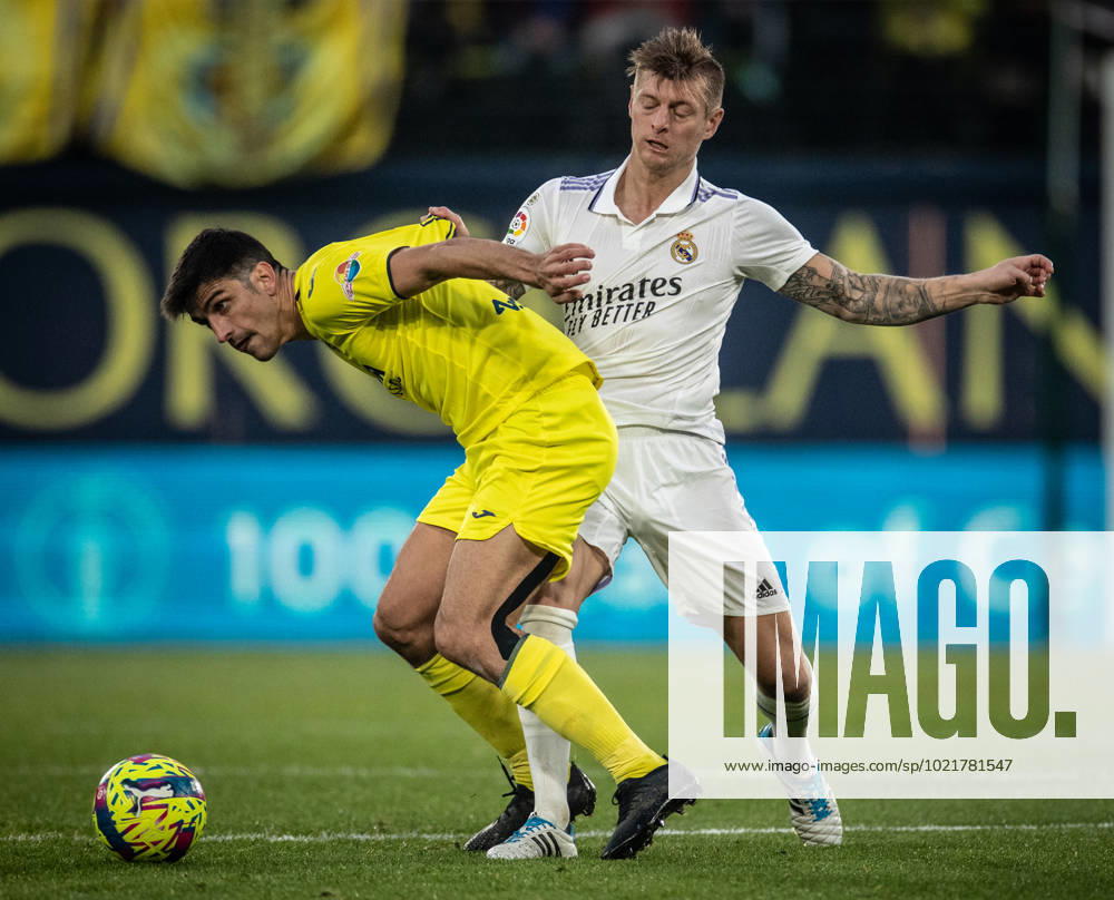 Villarreal vs Real Madrid Rodrygo (Real Madrid) in action during the game against Villarreal valid for La Liga at the La Ceramica stadium, in Vila Real, today January 7, 2023.
