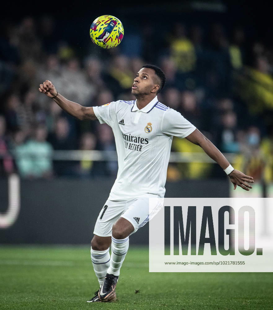 Villarreal vs Real Madrid Rodrygo (Real Madrid) in action during the game against Villarreal valid for La Liga at the La Ceramica stadium, in Vila Real, today January 7, 2023.