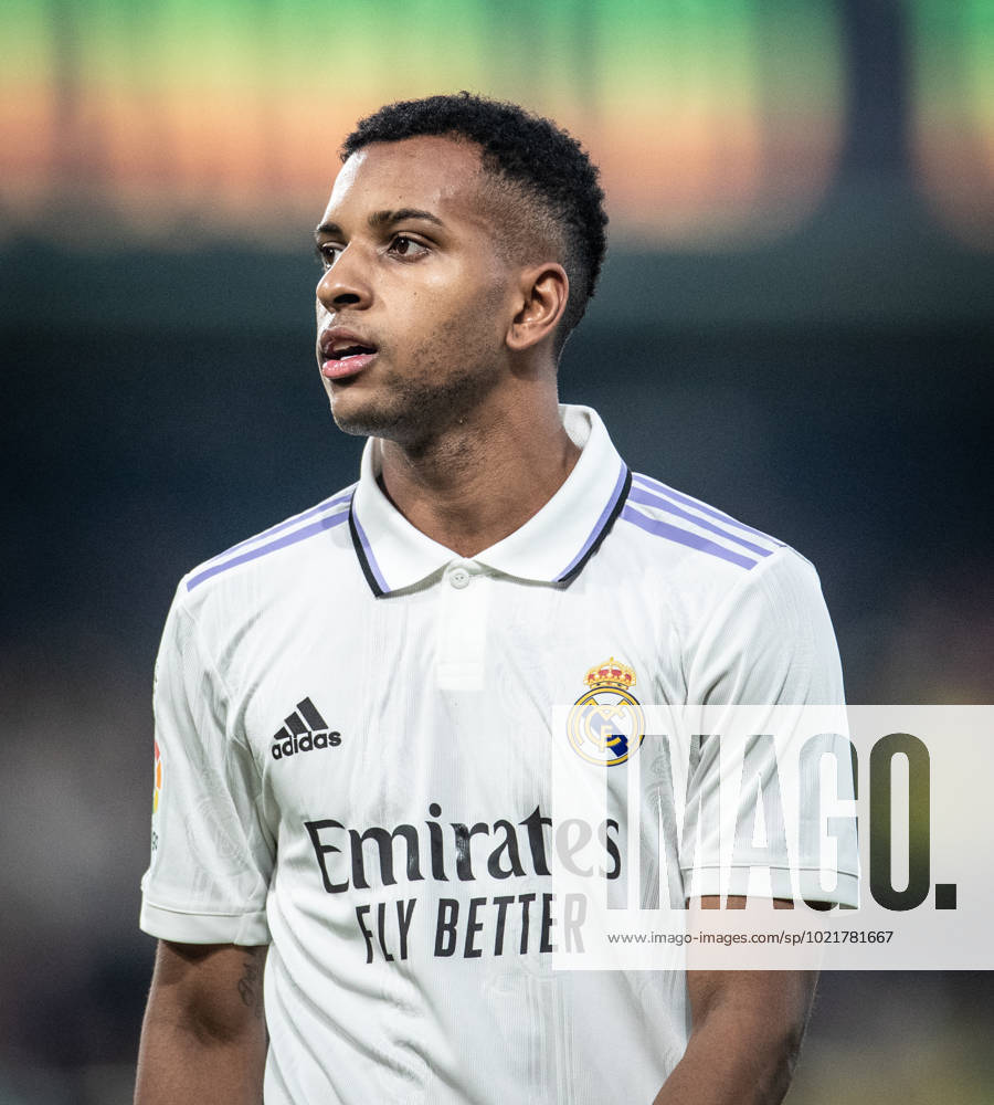 Villarreal vs Real Madrid Rodrygo (Real Madrid) in action during the game against Villarreal valid for La Liga at the La Ceramica stadium, in Vila Real, today January 7, 2023.