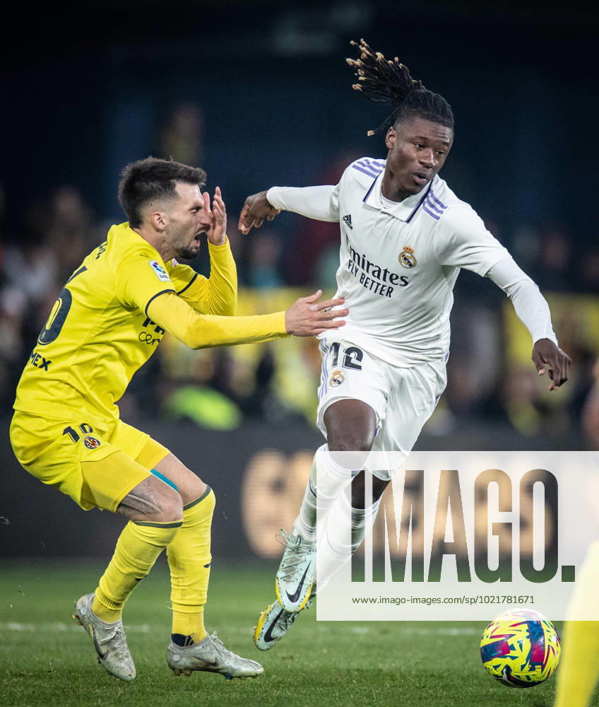 Villarreal vs Real Madrid Rodrygo (Real Madrid) in action during the game against Villarreal valid for La Liga at the La Ceramica stadium, in Vila Real, today January 7, 2023.