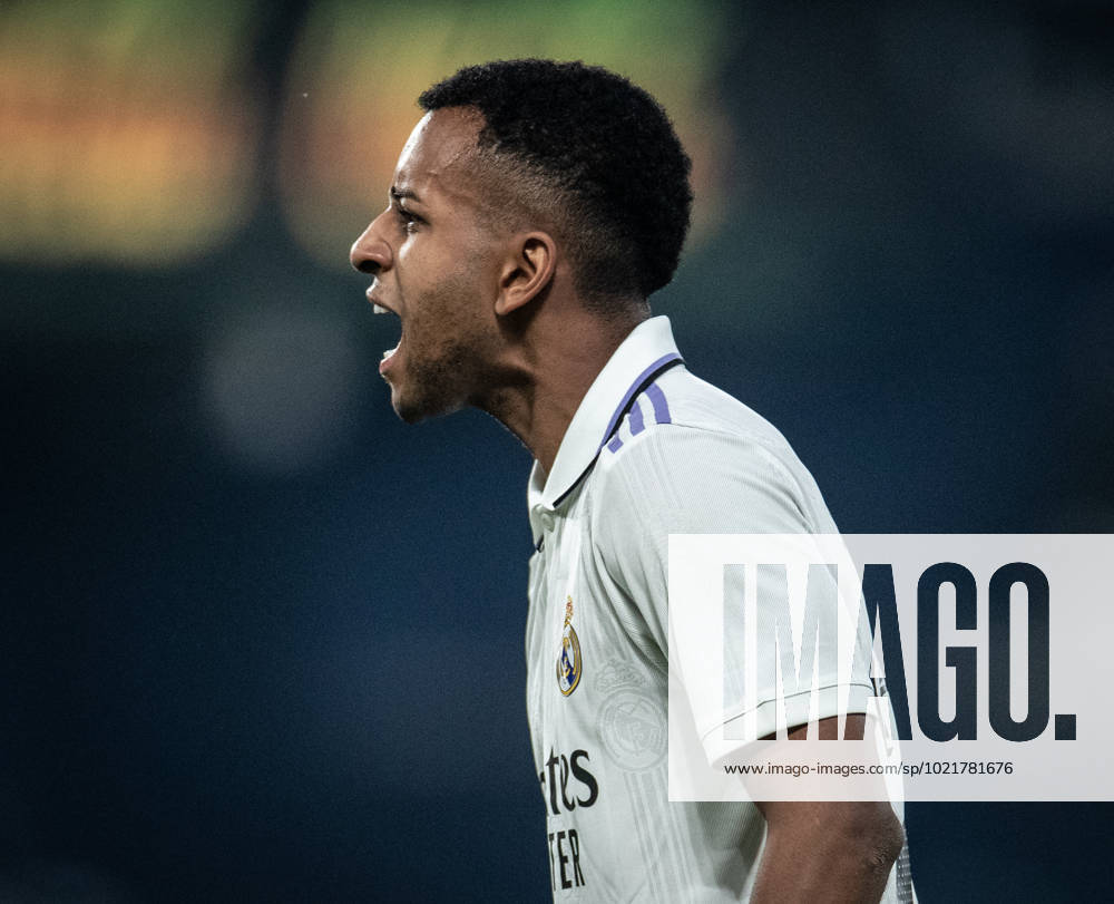 Villarreal vs Real Madrid Rodrygo (Real Madrid) in action during the game against Villarreal valid for La Liga at the La Ceramica stadium, in Vila Real, today January 7, 2023.