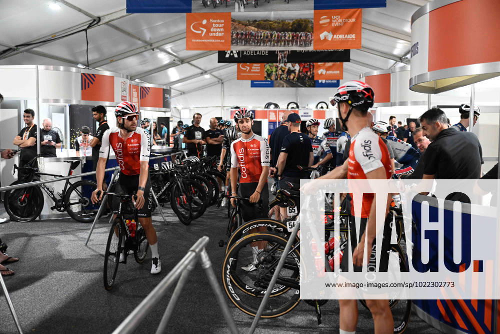 Allenamento 7 Tour Down Under 2023; 2023, Cofidis; Coquard, Bryan; Cimolai, Davide; Adelaide;