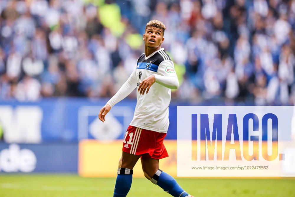 Football, 2 Bundesliga 2022 23, Hamburger SV 1 FC Magdeburg Ransford Yeboah Königsdörffer Hamburger SV, 11 DFL REGULATIONS PROHIBIT ANY USE OF PHOTOGRAPHS AS IMAGE SEQUENCES AND OR QUASI VIDEO