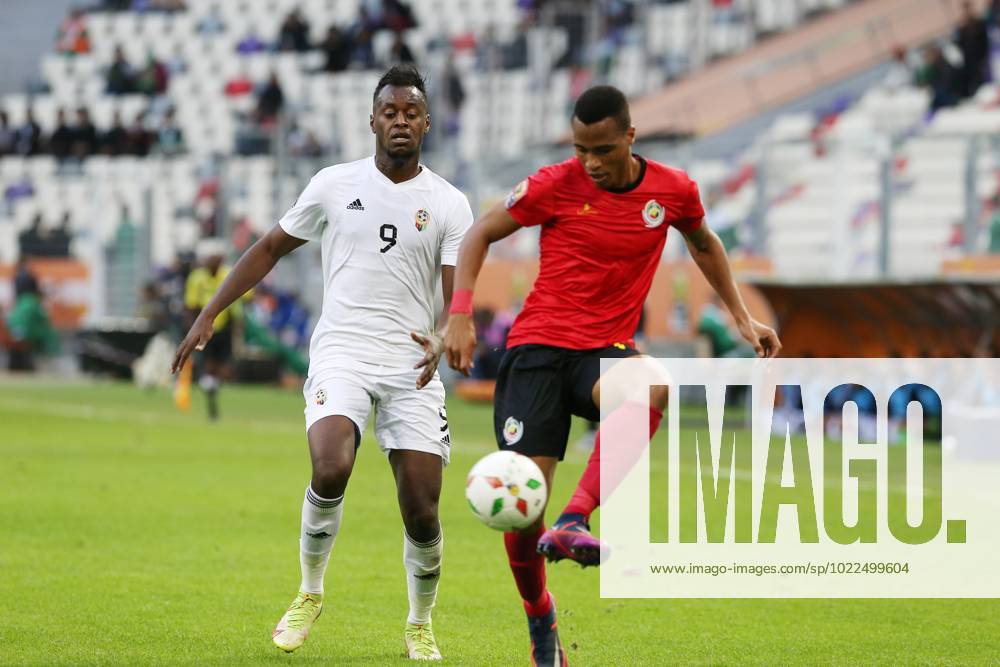 CHAN 2023 In Algeria Libya vs Mozambique, during the group A match of the 7th CHAN-2022 African Nations Championship (postponed to 2023), reserved for local players, at the Nelson Mandela stadium in Algiers, Algeria on January 17, 2023 Algiers Algeria
