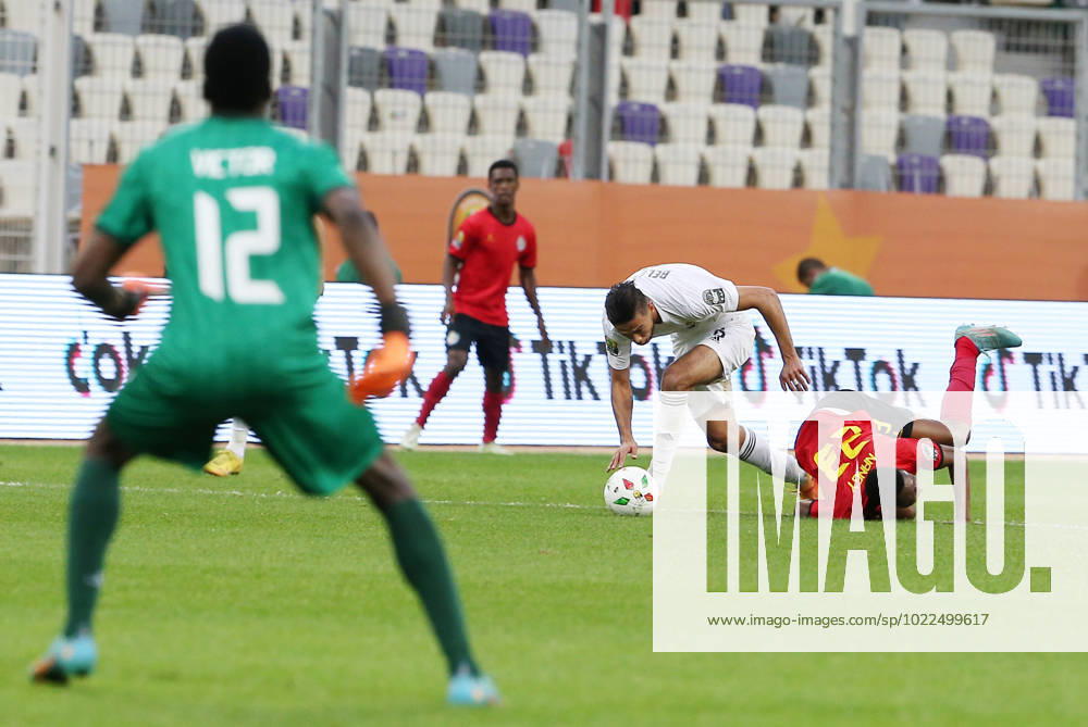 CHAN 2023 In Algeria Libya vs Mozambique, during the group A match of the 7th CHAN-2022 African Nations Championship (postponed to 2023), reserved for local players, at the Nelson Mandela stadium in Algiers, Algeria on January 17, 2023 Algiers Algeria