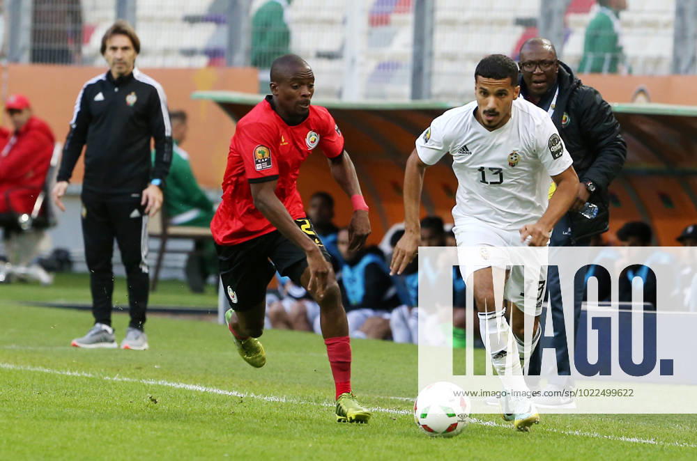 CHAN 2023 In Algeria Libya vs Mozambique, during the group A match of the 7th CHAN-2022 African Nations Championship (postponed to 2023), reserved for local players, at the Nelson Mandela stadium in Algiers, Algeria on January 17, 2023 Algiers Algeria