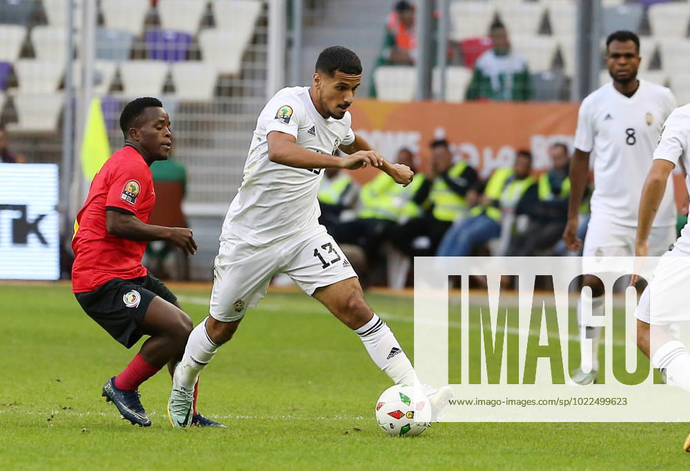 CHAN 2023 In Algeria Libya vs Mozambique, during the group A match of the 7th CHAN-2022 African Nations Championship (postponed to 2023), reserved for local players, at the Nelson Mandela stadium in Algiers, Algeria on January 17, 2023 Algiers Algeria