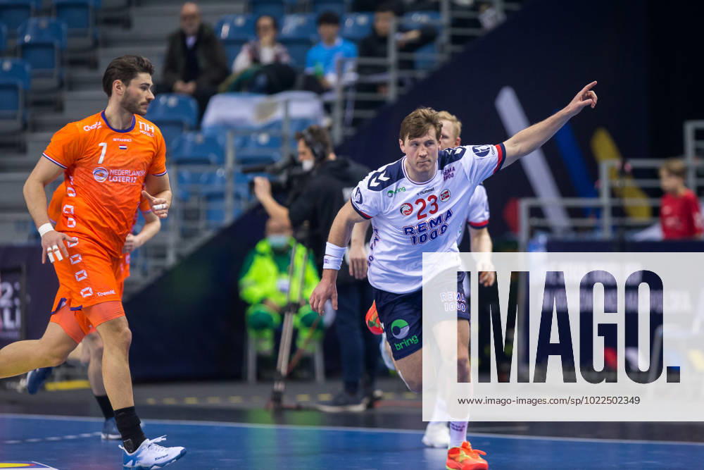 Goeran Johannessen (Norvege) HANDBALL : Norvege vs Pays-Bas - Championnats du monde 2023 - Cracovie - 01 17 2023 LaurentTheophile Panoramic