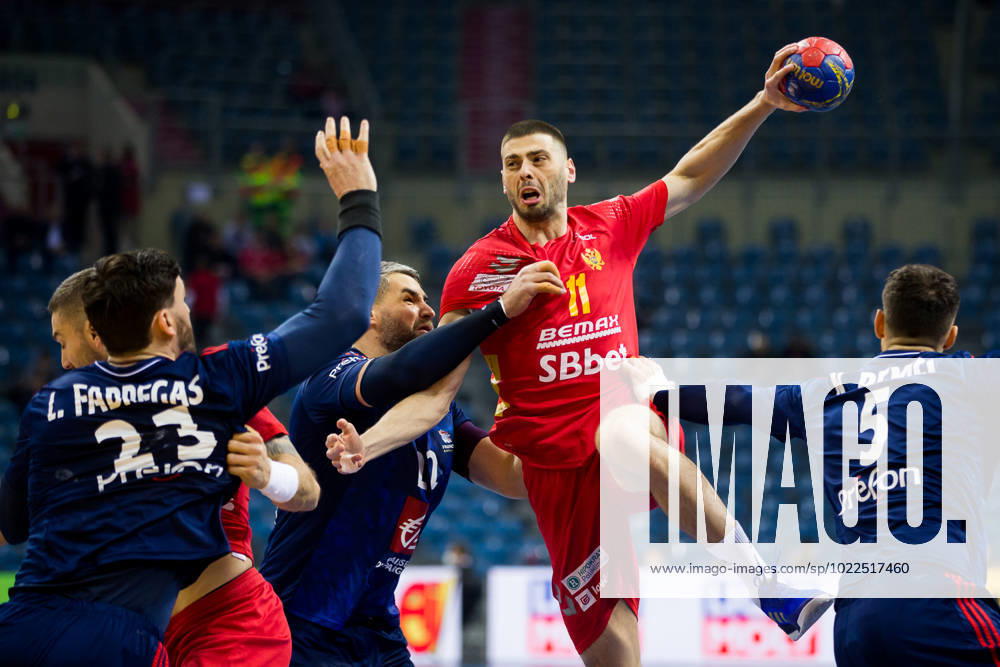 VUJOVIC Branko (Montenegro) HANDBALL : France vs Montà nà gro - Championnats du monde 2023 - Cracovie - 01 18 2023 LaurentTheophile Panoramic