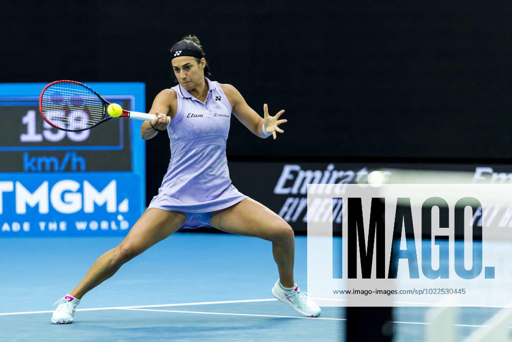 MELBOURNE, VIC - JANUARY 19: Caroline Garcia of France in action during Round 2 of the 2023 Australian Open on January 19 2023, at Melbourne Park in Melbourne, Australia. (Photo by Jason Heidrich Icon Sportswire) TENNIS: JAN 19 Australian Open Icon220119151