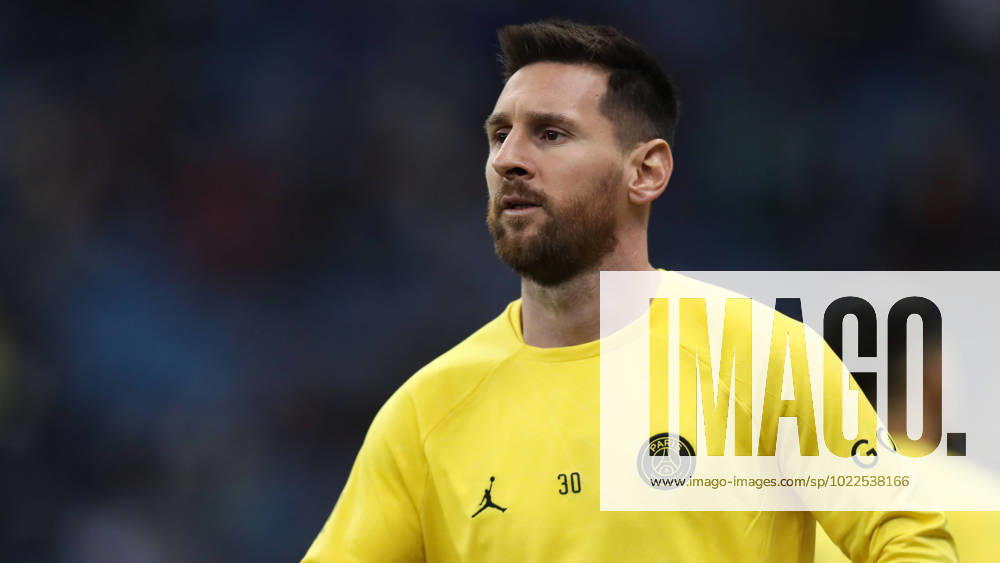 Riyadh All-Star XI vs Paris Saint-Germain FC Lionel Messi of Argentina warms up prior Riyadh All-Star XI vs Paris Saint-Germain FC at King Fahd Stadium on January 19, 2023 in Riyadh, Saudi Arabia. Riyadh King Fahd Stadium Saudi Arabia