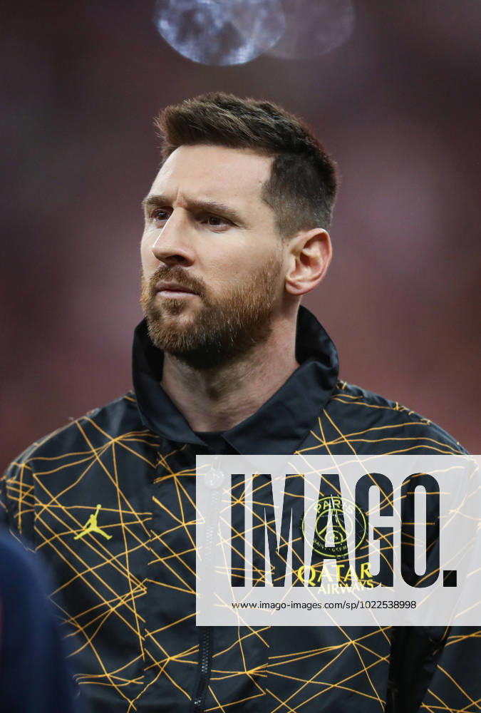 Riyadh All-Star XI vs Paris Saint-Germain FC Lionel Messi looks on prior the Riyadh All-Star XI vs Paris Saint-Germain FC at King Fahd Stadium on January 19, 2023 in Riyadh, Saudi Arabia. Riyadh King Fahd Stadium Saudi Arabia
