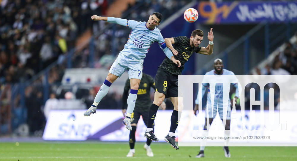 Riyadh All-Star XI vs Paris Saint-Germain FC Cristiano Ronaldo in action during the Riyadh All-Star XI vs Paris Saint-Germain FC at King Fahd Stadium on January 19, 2023 in Riyadh, Saudi Arabia. Riyadh King Fahd Stadium Saudi Arabia