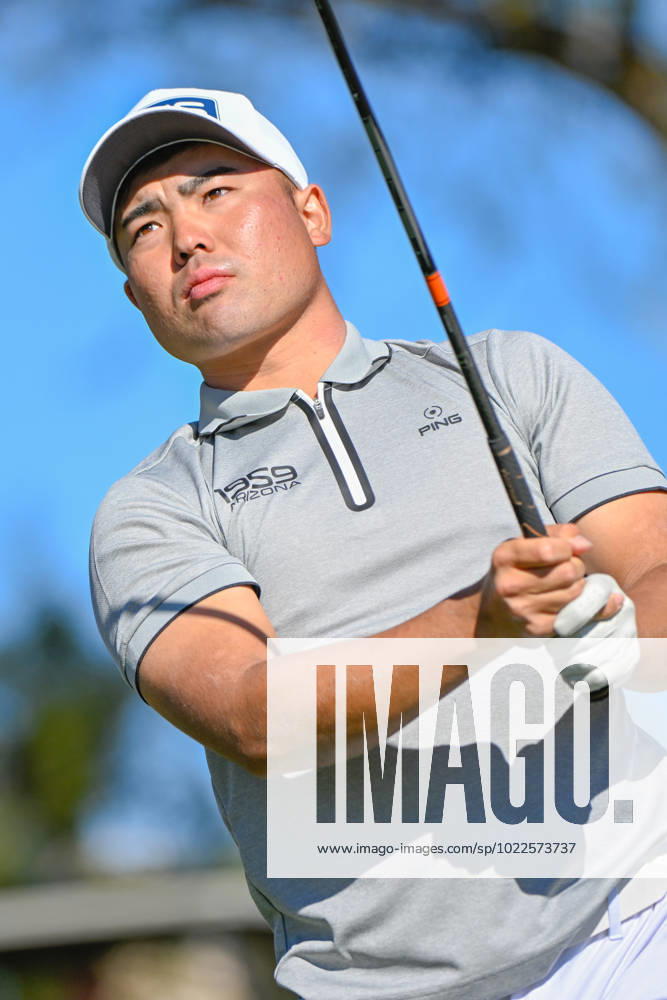 LA QUINTA, CA - JANUARY 20: Taiga Semikawa (JPN) watches his tee shot on 9 during Rd2 of The American Express Golf Tournament at PGA, Golf Herren West Stadium Course on January 20, 2023 in La Quinta, CA. (Photo by Ken Murray Icon Sportswire) GOLF: JAN 20 PGA - The American Express Icon2301200712