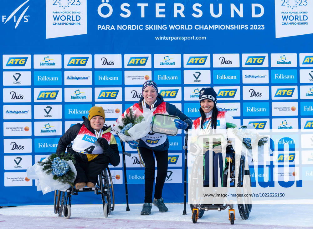 PARA NORDIC SKIING WORLD CHAMPIONSHIPS 2023 OESTERSUND SWEDEN Sunday, January 22, 2023 Cross Country Long Distance Classic 18 km Anja Wicker 31 Stuttgart MTV Stuttgart, Start Class Sitting , Kendall Gretsch, USA, Aline Dos Santos Rocha, BRA Credit Ralf Kuckuck General information Para winter sports are now managed under the umbrella of the FIS For the first time, the World Championships Para Nordic Skiing will take place in Oestersund Sweden under the responsibility of the FIS From 20 to 29 January, 125 athletes from 18 nations will compete in their events