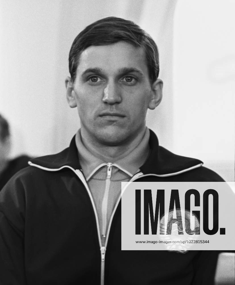 USSR. January, 1972. Silver medalist of the 1968 Winter Olympic Games, Olympische Spiele, Olympia, OS five times World Champion, member of the USSR National Biathlon Olympic Team Alexander Tikhonov. The exact date and location of the photograph is unknown. Oleg Galushko TASS 17342072