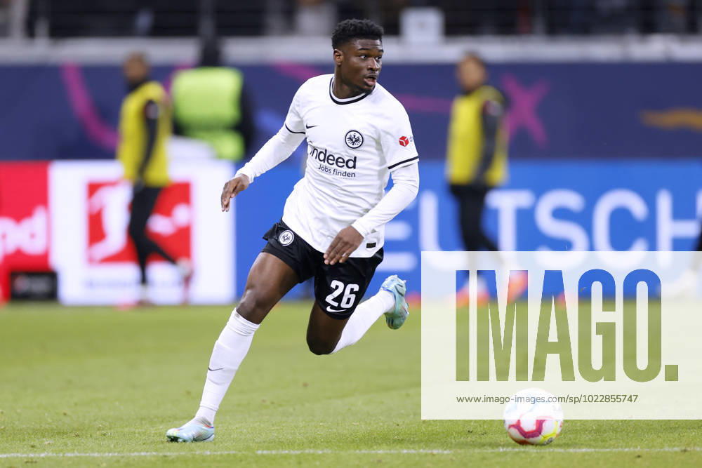 DINA EBIMBE Eric Team Eintracht Frankfurt Bundesliga DFL season 2022 2023 BL match Eintracht Frankfurt FC Schalke 04 3 0 on 21 01 2023 in Frankfurt DFL REGULATIONS PROHIBIT ANY USE OF PHOTOGRAPHS as IMAGE SEQUENCES and or QUASI VIDEO