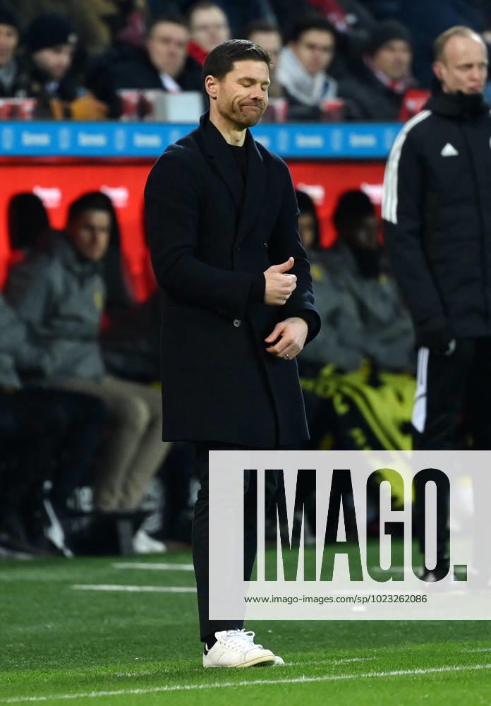 Coach Xabi Alonso Bayer 04 Leverkusen 29 01 2023, Football GER, Season 2022 2023, 1 Bundesliga, Matchday 18, Bayer 04 Leverkusen Borussia Dortmund Leverkusen BayArena Nordrhein Westfalen Germany Team2