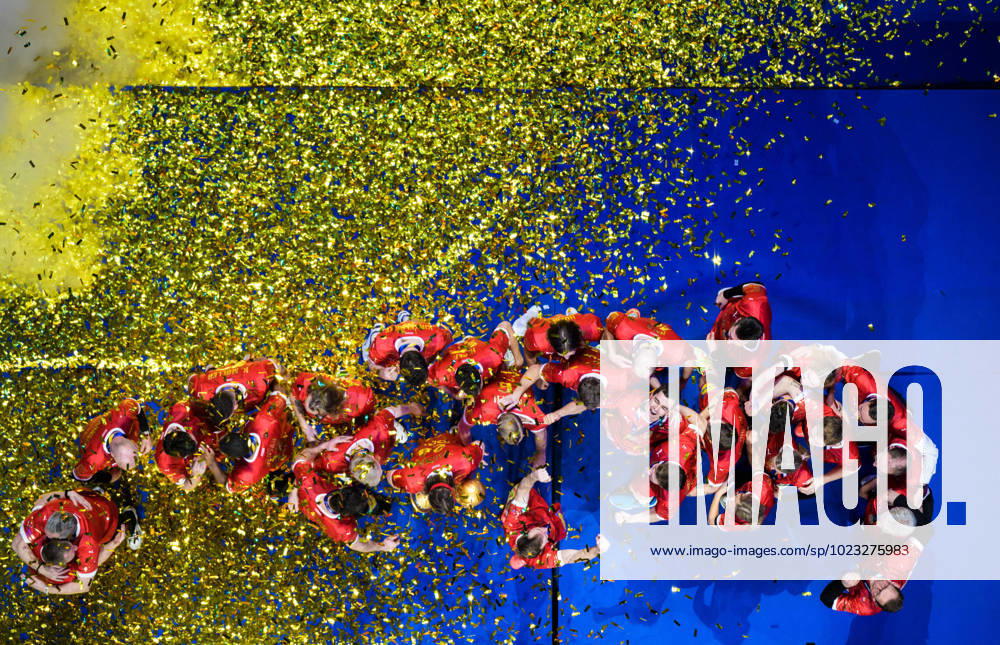 during the 2023 IHF World Mens Handball Championship final between France and Denmark on January 29, 2023 in Stockholm Photo Joel Marklund BILDBYRAN code JM JZ0324 handball handball handball handballs vm vm france denmark denmark 2023 ihf world mens handball championship france bbeng final,