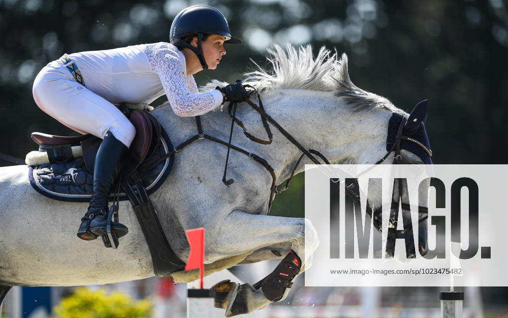KS 18 07 2021 horse riding summer show organizer RuF Barlo Bocholt jumping test class S Carolin Zell RFV Wodan Damm on Conella van de Pluum Bocholt Stenern Nordrhein Westfalen Germany