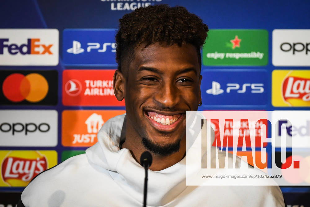 Kingsley COMAN of Bayern Munich during a FC Bayern Munich press conference, PK, Pressekonferenz at Hotel Pullman Paris Tour Eiffel on February 13, 2023 in Paris, France. Paris France - ZUMAm308 20230213_zsp_m308_019