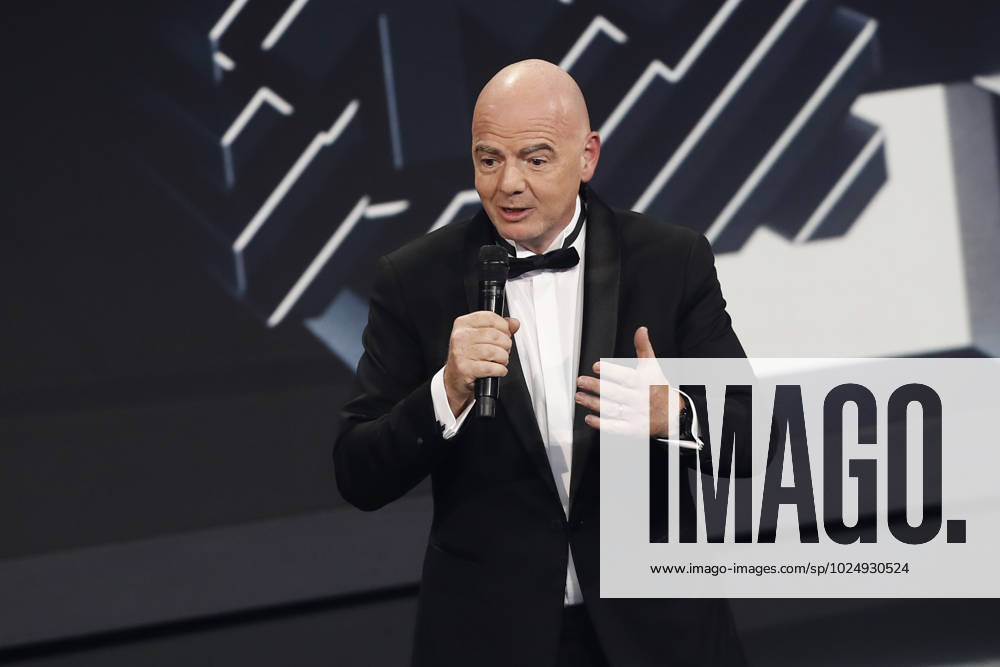 Gianni Infantino FOOTBALL : The Best FIFA Football Awards 2022 - 27 02 2023 MichaelBaucher Panoramic