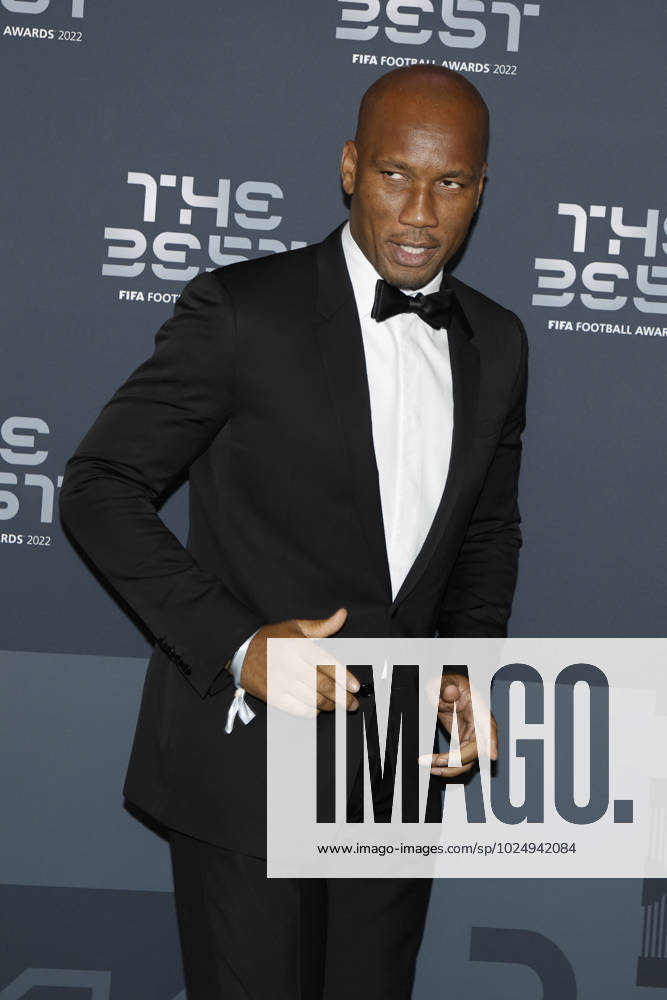 27 Fevrier 2023 : Paris, France : Didier Drogba arrivant la la soirÃ e des FIFA AWARDS THE BEST 2023 Ã la Salle Pleyel. (Henri Szwarc Starface) 289106 2023-02-27 Paris France