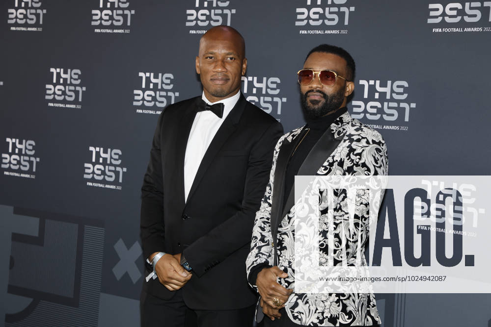 27 Fevrier 2023 : Paris, France : Didier Drogba arrivant la la soirÃ e des FIFA AWARDS THE BEST 2023 Ã la Salle Pleyel. (Henri Szwarc Starface) 289106 2023-02-27 Paris France